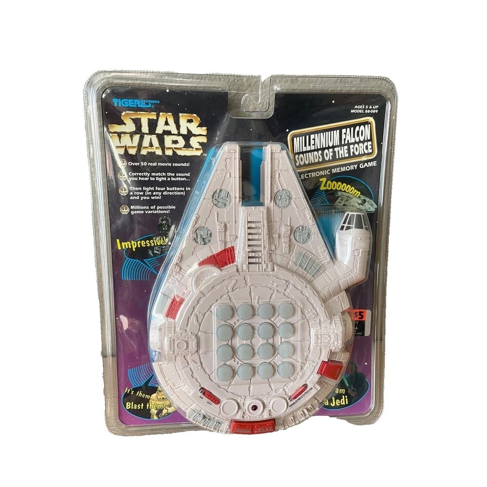 Star Wars Millennium Falcon Sounds of the Force Electronic Memory Game NEW 1997